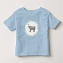 Baby Elefant Blå Hedersgäst T Shirt