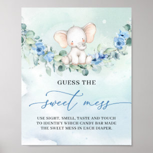Baby elefant blommigten gissar att det svenska  sp poster
