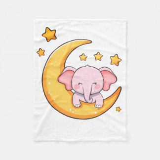 Baby elefant fleecefilt