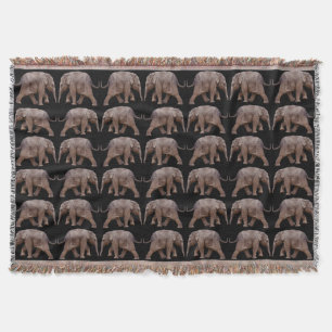 Baby Elefant Frenzy Kastmadrass (Svart) Mysfilt