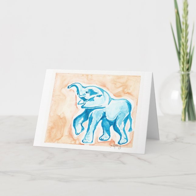 baby elefant kort (Framsida)