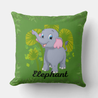 Baby Elefant Kudde för Barn – Söt Nursery Design