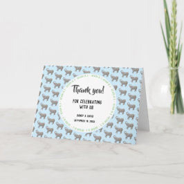 Baby Elefant Tack Kort