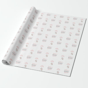 Baby Elefantasinskusen för Rosa av barn Presentpapper