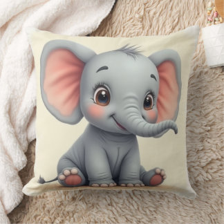 Baby elefantdyna kudde