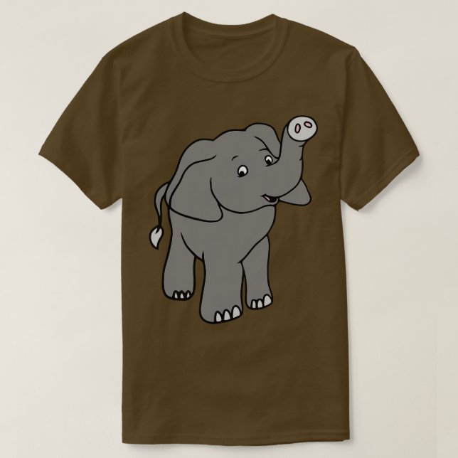 Baby Elephant 1 T Shirt (Design framsida)