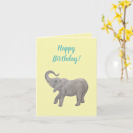 Baby Elephant Anpassade Card Kort