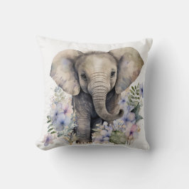 Baby Elephant Anpassningsbar Dekorativ kudde