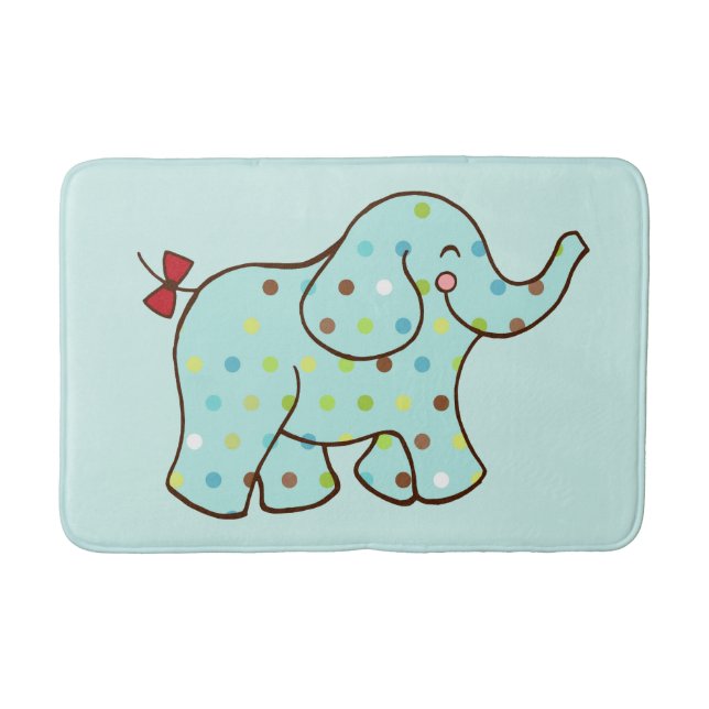 Baby Elephant Bath Mat Badrumsmatta (Framsidan)