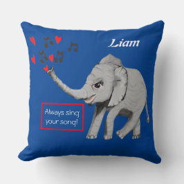 Baby Elephant Big Dream Dekorativ kudde