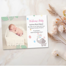 Baby Elephant Birth Notification