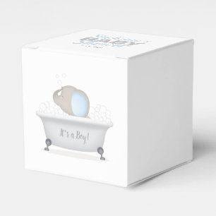 Baby Elephant Bubble Bath Boy Shower Presentaskar