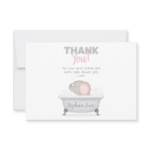 Baby Elephant Bubble Bath Girl Baby Shower