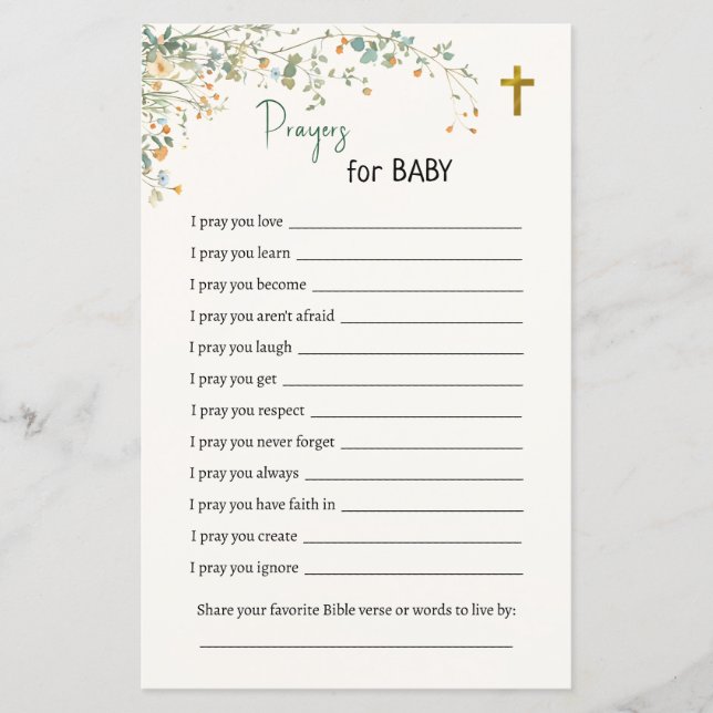 Baby Elephant & Butterflies Prayers for Baby Game (Framsida)