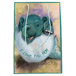 Baby Elephant Gift Bag I Kärlek You Mamma - Er tex