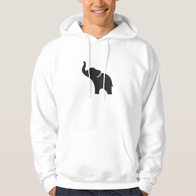 Baby Elephant Hoodie (Framsida)
