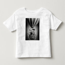 Baby Elephant i en Luftballong T Shirt