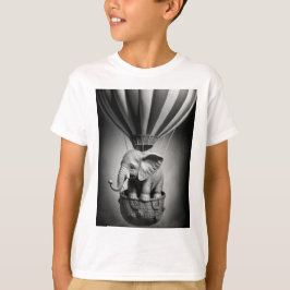 Baby Elephant i en Luftballong T Shirt