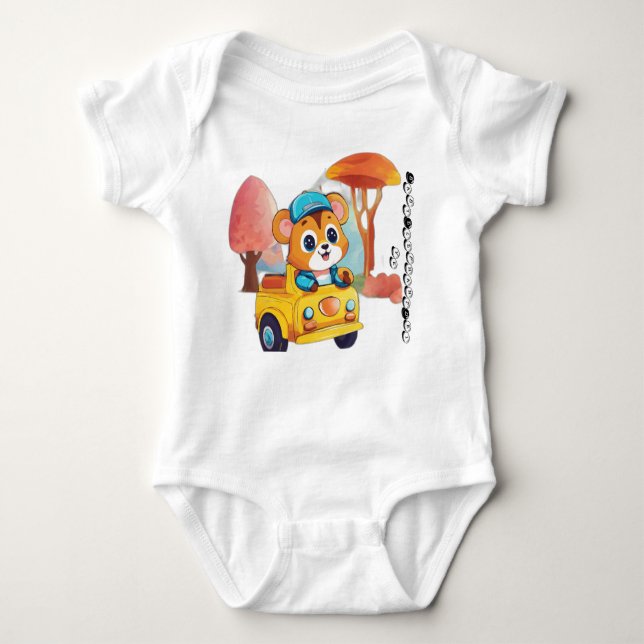 Baby Elephant Joyride T-Shirt (Framsida)