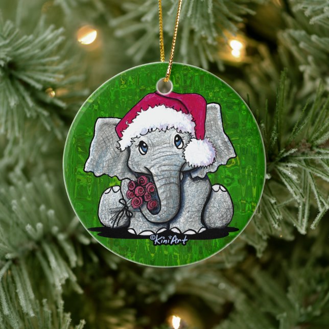 Baby Elephant jul Ornament (Träd)