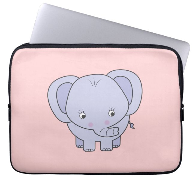Baby Elephant Laptop Fodral (Framsidan)