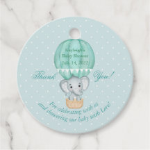 Baby Elephant Luftballong Baby Shower