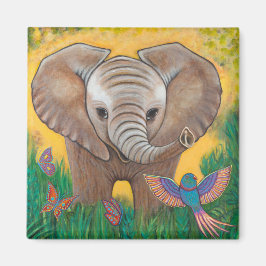 Baby Elephant Magnet