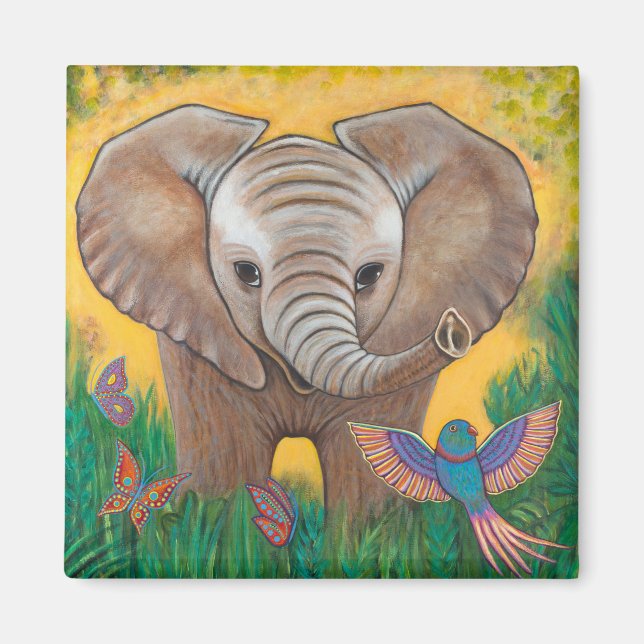 Baby Elephant Magnet (Framsidan)