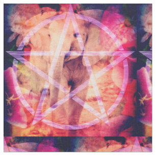 Baby Elephant Pentagram Tyg