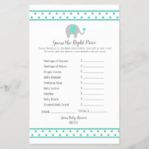 Baby Elephant Polka dots on White gissar Prist