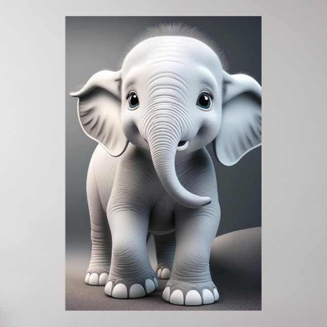 Baby Elephant Poster (Framsidan)