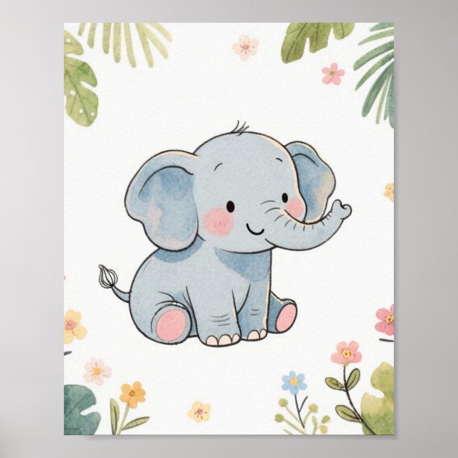 Baby Elephant Poster (Framsidan)