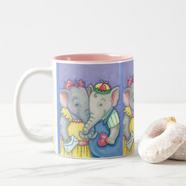 BABY ELEPHANT SWEETHEART MUGG (Med munk)