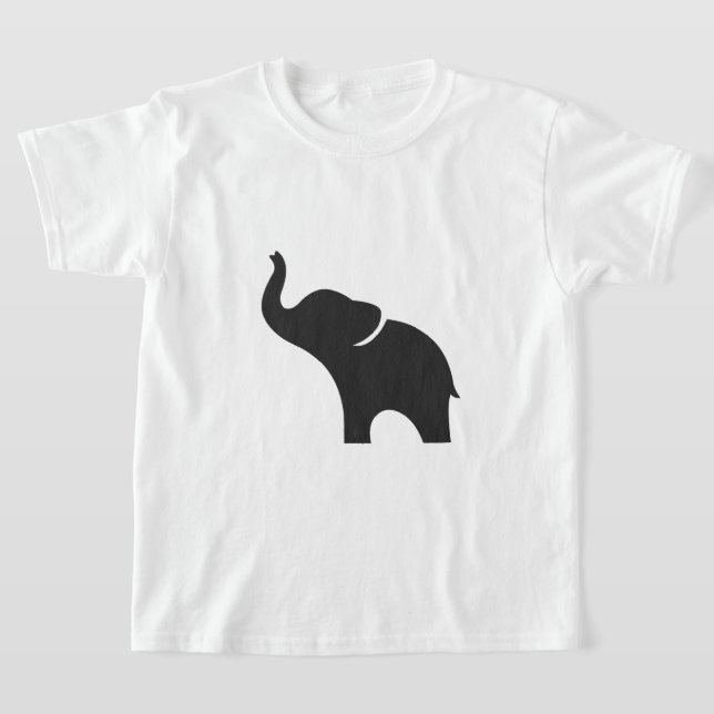 Baby Elephant T Shirt (Laydown)