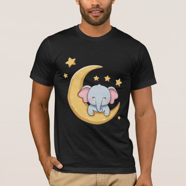 Baby Elephant T Shirt (Framsida)