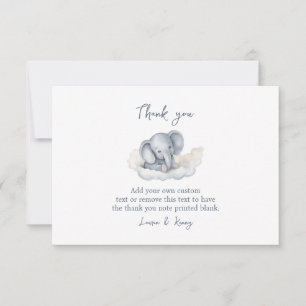 Baby Elephant, tackkort Tack Kort