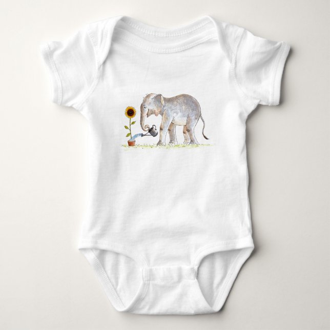 Baby Elephant Tee Shirt (Framsida)