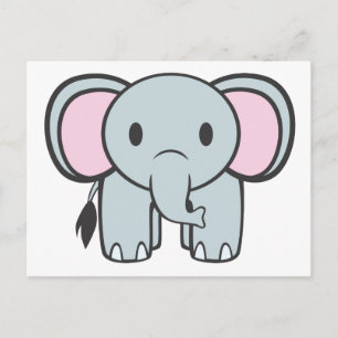 Baby Elephant Vykort