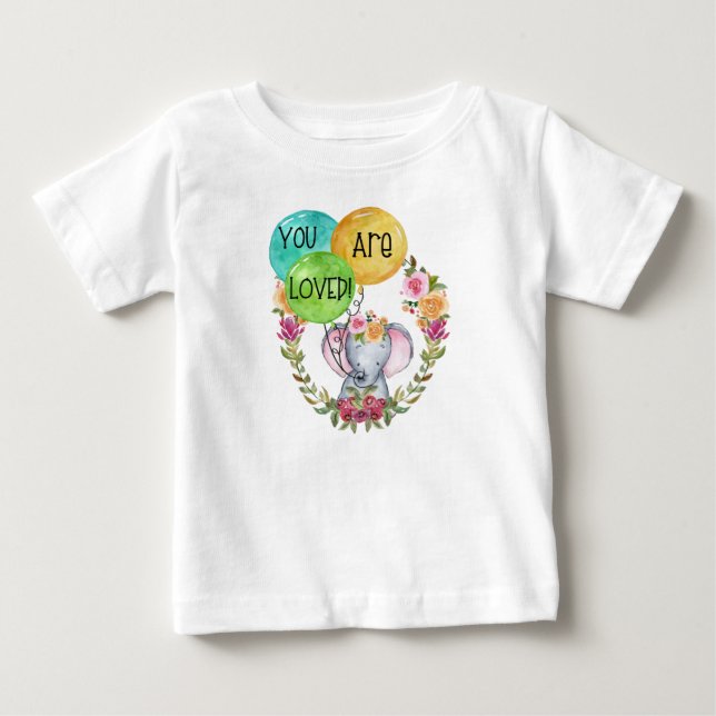 Baby Elephants T Shirt (Framsida)