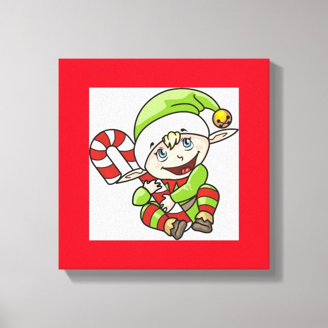 BABY ELF CANVASTRYCK (Framsida)