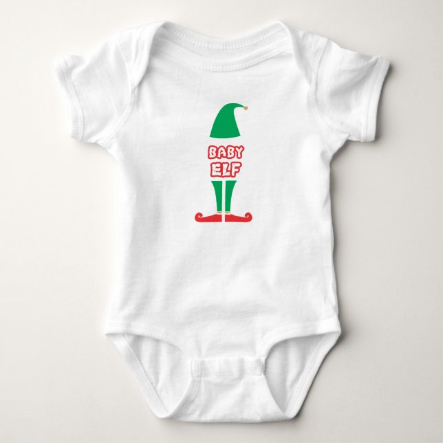 BABY ELF CHRISTMAS HELGDAGAR SHIRE T SHIRT (Framsida)