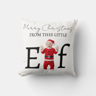 Baby Elf Merry Christmas Holiday Gift Kudde