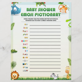 Baby Emoji Pictionary [djurtema] Brevhuvud