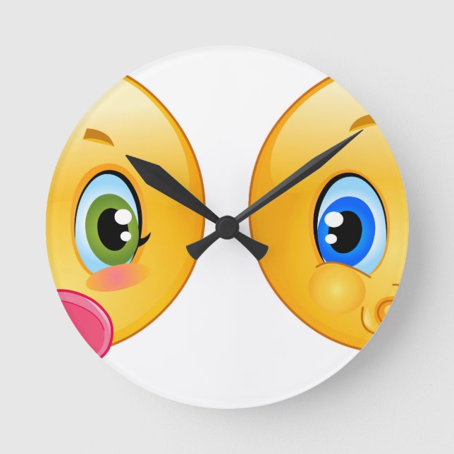 baby emojis rund klocka (Framsida)