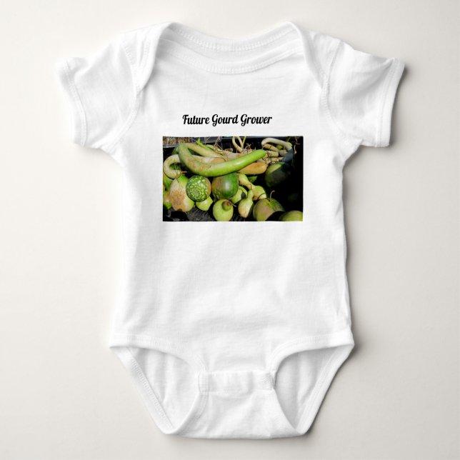 Baby en odlare för kalebass för bietBodysuit T Shirt (Framsida)