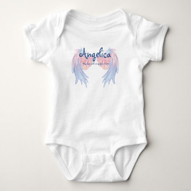 Baby en vit bodydräkt t-shirt för biet (Framsida)