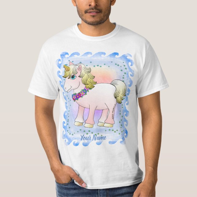 Baby Enhörning  T Shirt (Framsida)