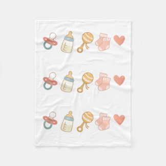 Baby Essentials-mönster Fleecefilt