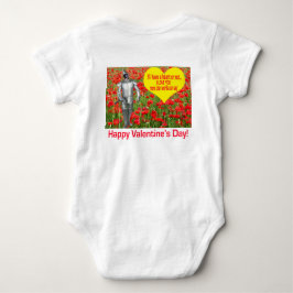 baby ett biet. Glad Alla hjärtans dag. svart lab T Shirt