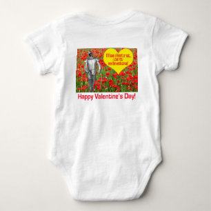 baby ett biet. Glad Alla hjärtans dag. svart lab T Shirt